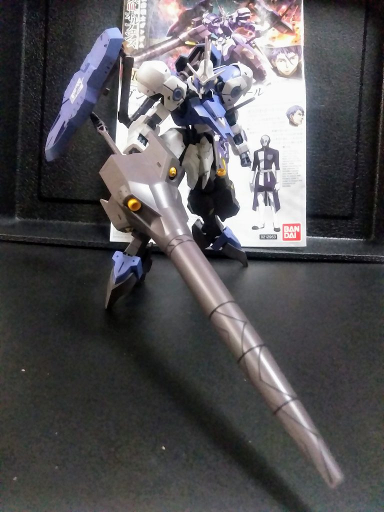 『仮面の男 ヴィダール』の真実の素顔が判明した時に(自分でバラしてた🤣) 正体を現したこの子😊 かの『キマリスとヴィダール』の意匠が上手くマッチングしたデザインだと考えます🤔専用武装の『ドリルランス』やべっ!よだれが…🤤