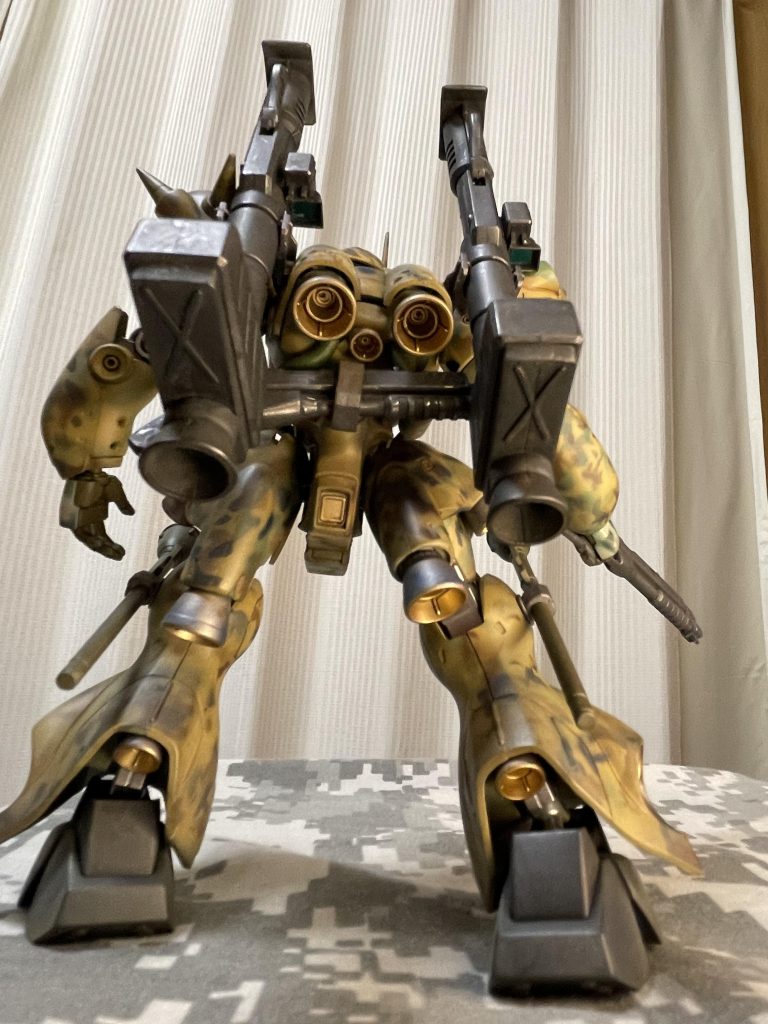 バズーカの照準器はクリアグリーンで塗装していますが殆ど気づく方は稀です😅