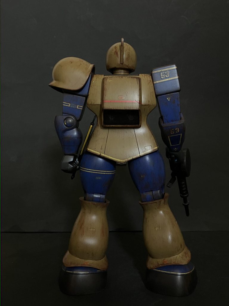 旧キット1/100 リアルタイプ 旧ザク–3枚目/制作者：蒼き鷹