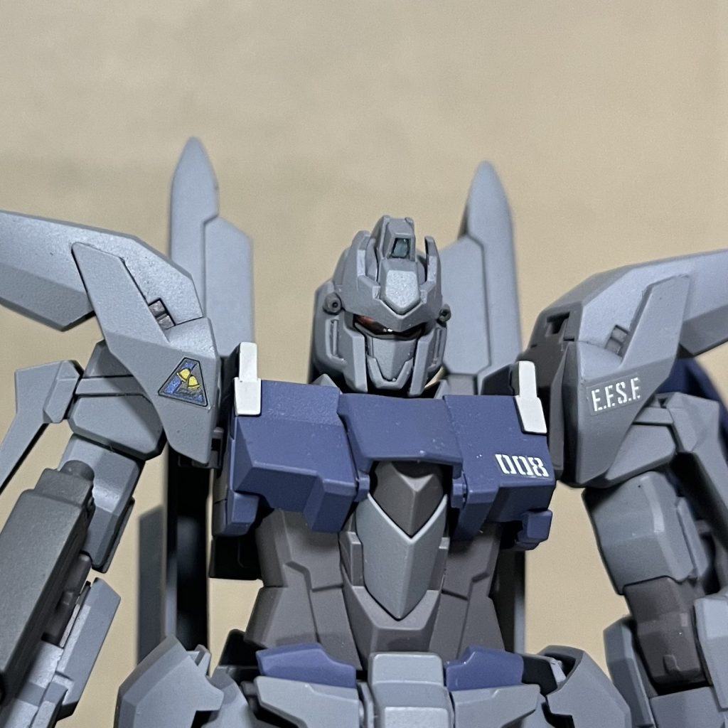 バイザーはクリアブラウンで塗った