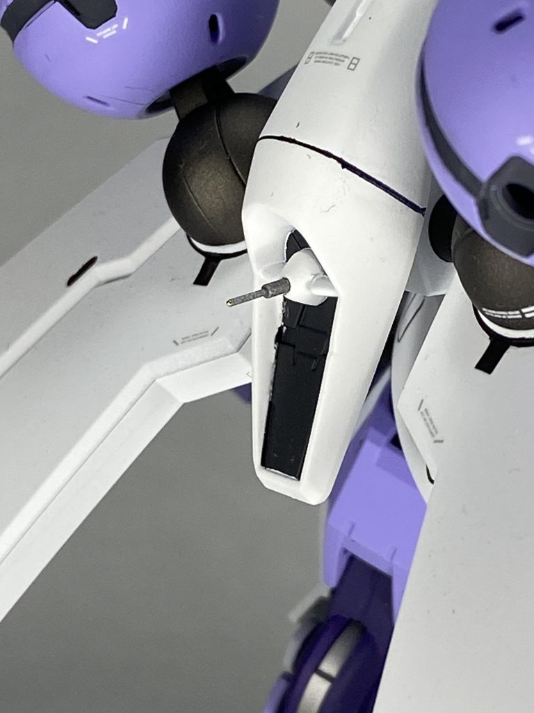 メインスラスターにメタルシャフトを埋め込みました！