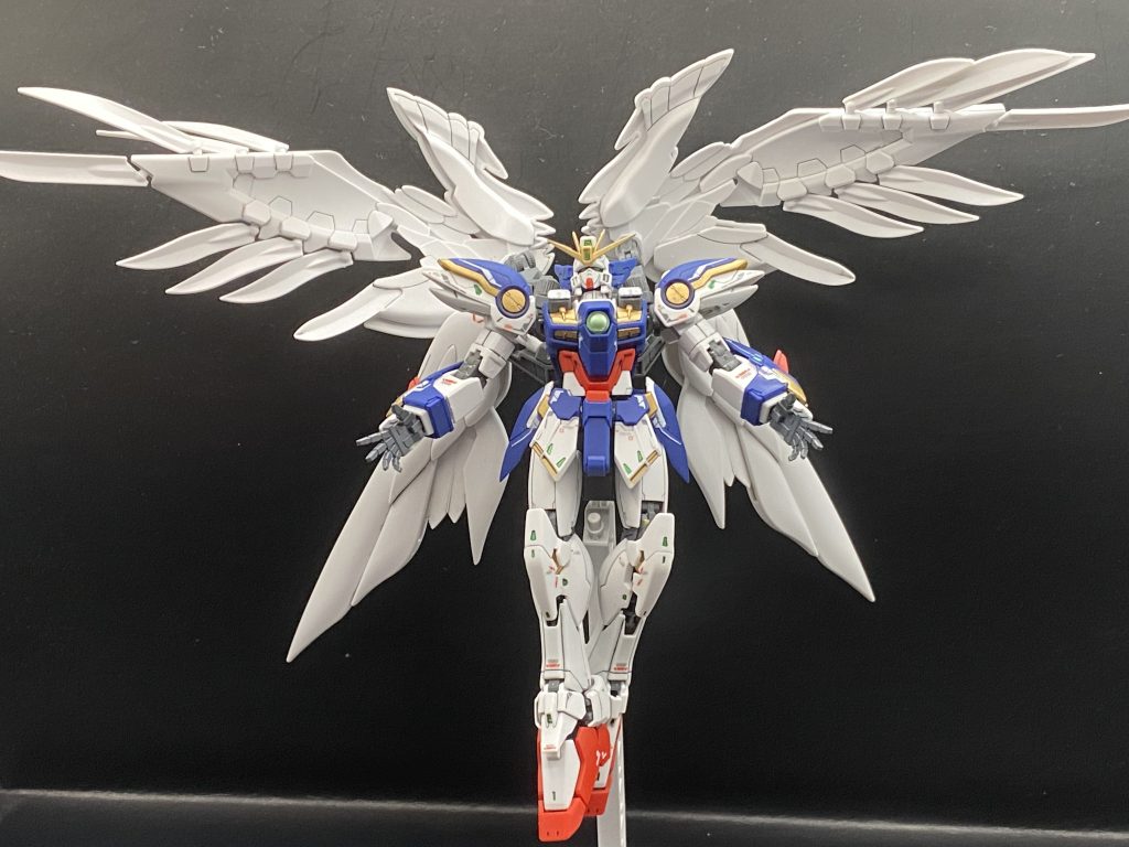 羽を大きく広げられるのでめちゃくちゃ迫力の高いポーズもとれます