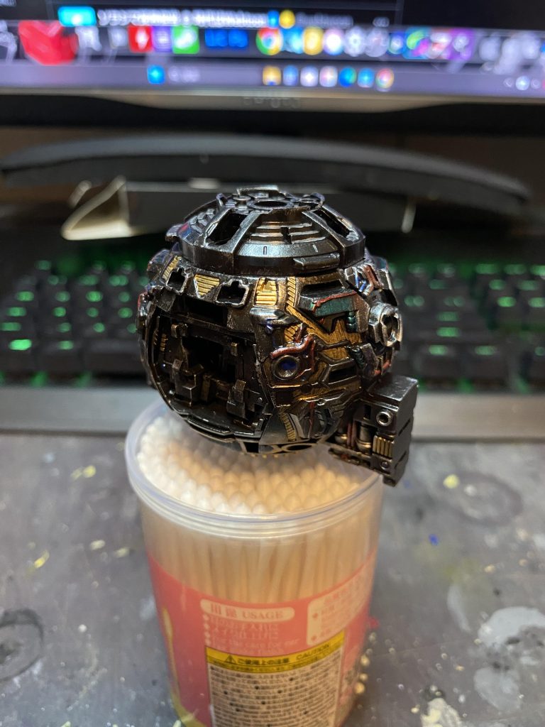 塗装しながら組み立て