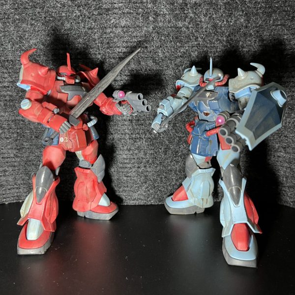 グフカスタム 試作カラー1号機、2号機