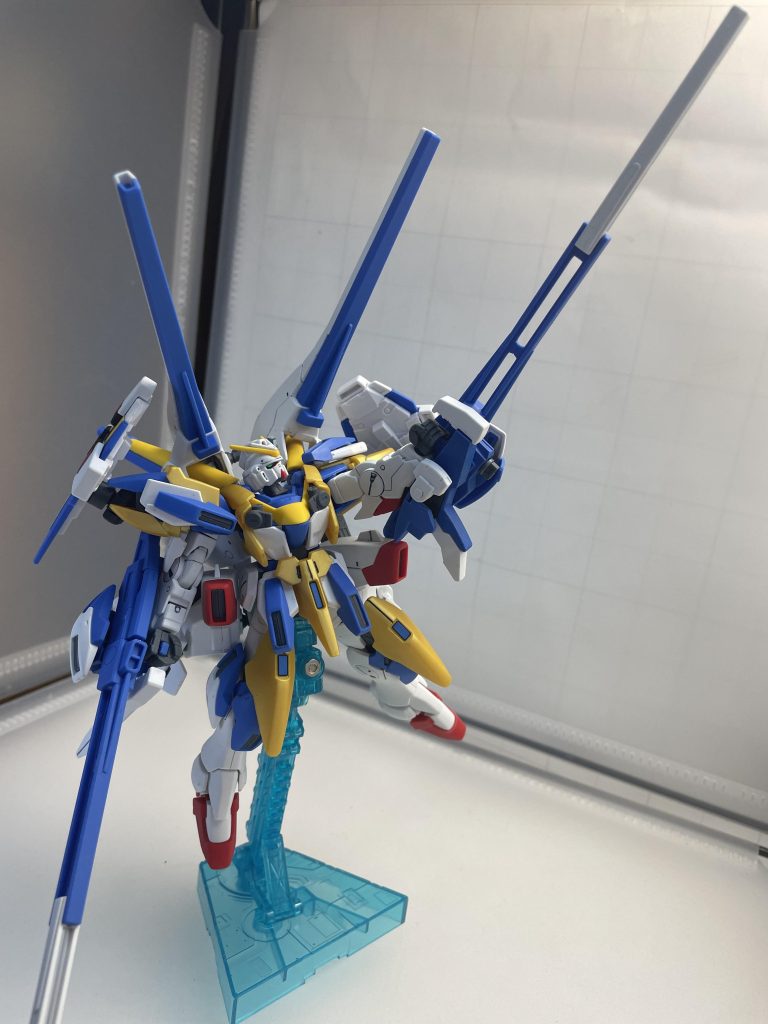 元々左側用のメガビームライフルとキャノンを作りたかったというのが制作理由の大部分。あとの要素はだいたいオマケみたいなもんです。