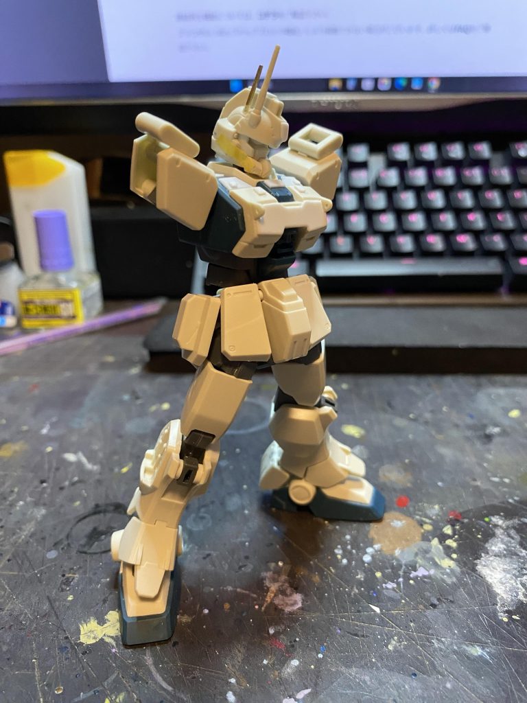 腹部パーツ改修