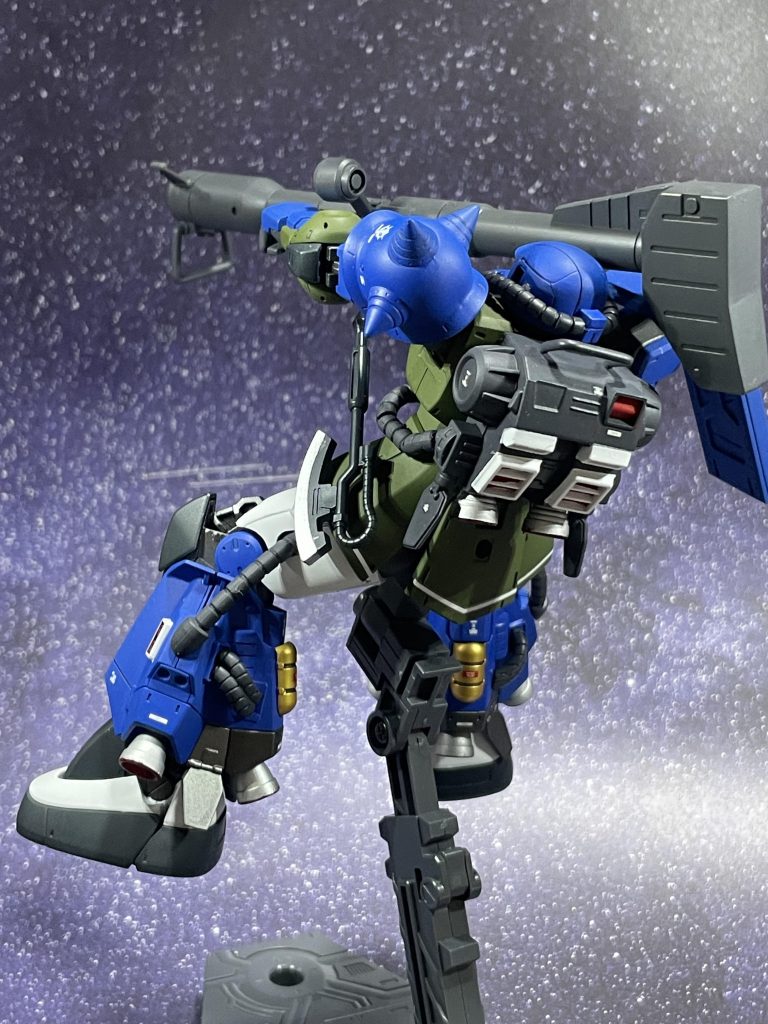 バックパックのマスキングが結構細かくやったので苦労しました。