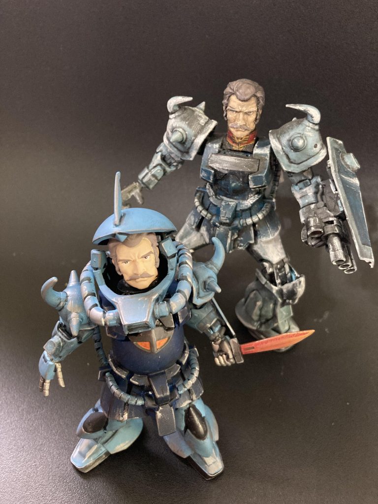 3年前にhgを使ってラルさんを表現してガンスタさんに投稿した機体を引っ張り出してきました^ ^