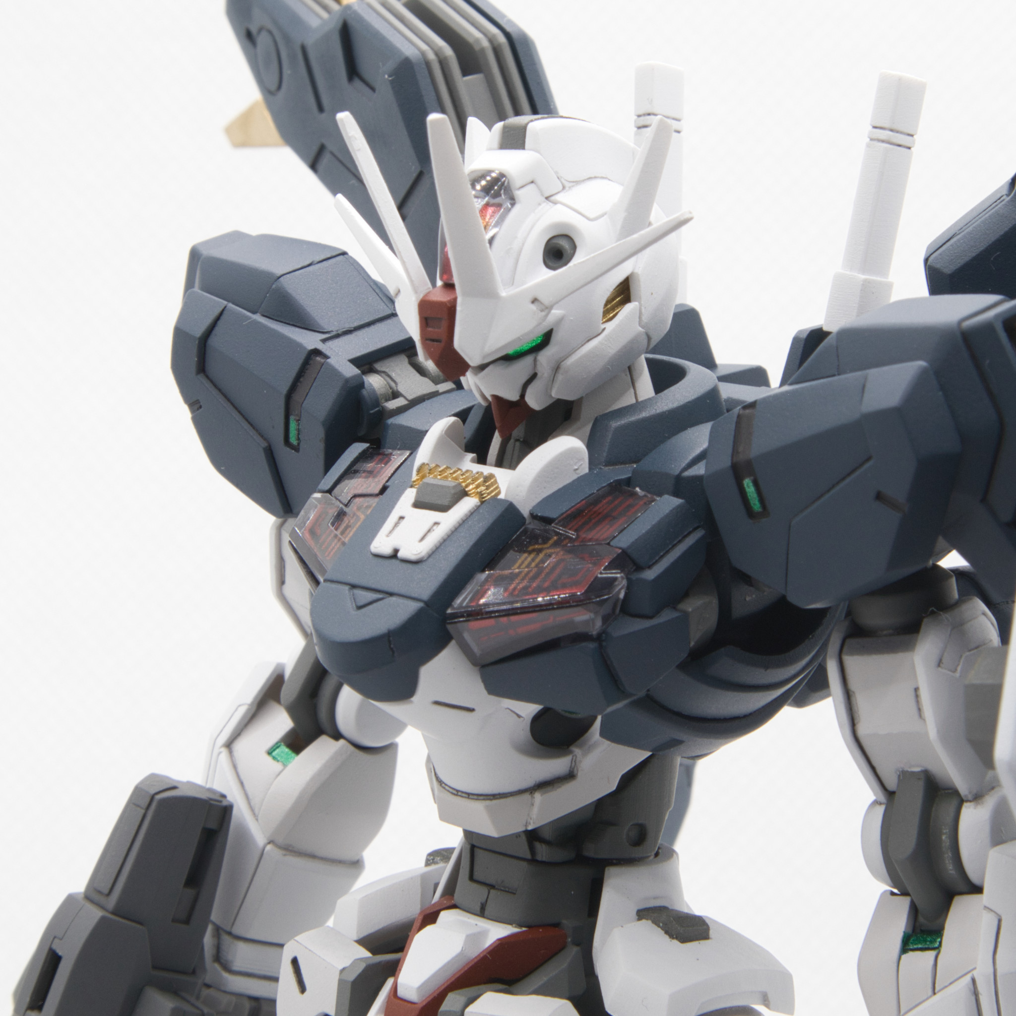 HG ガンダムエアリアル 改修型｜HerGrayMetalさんのガンプラ作品