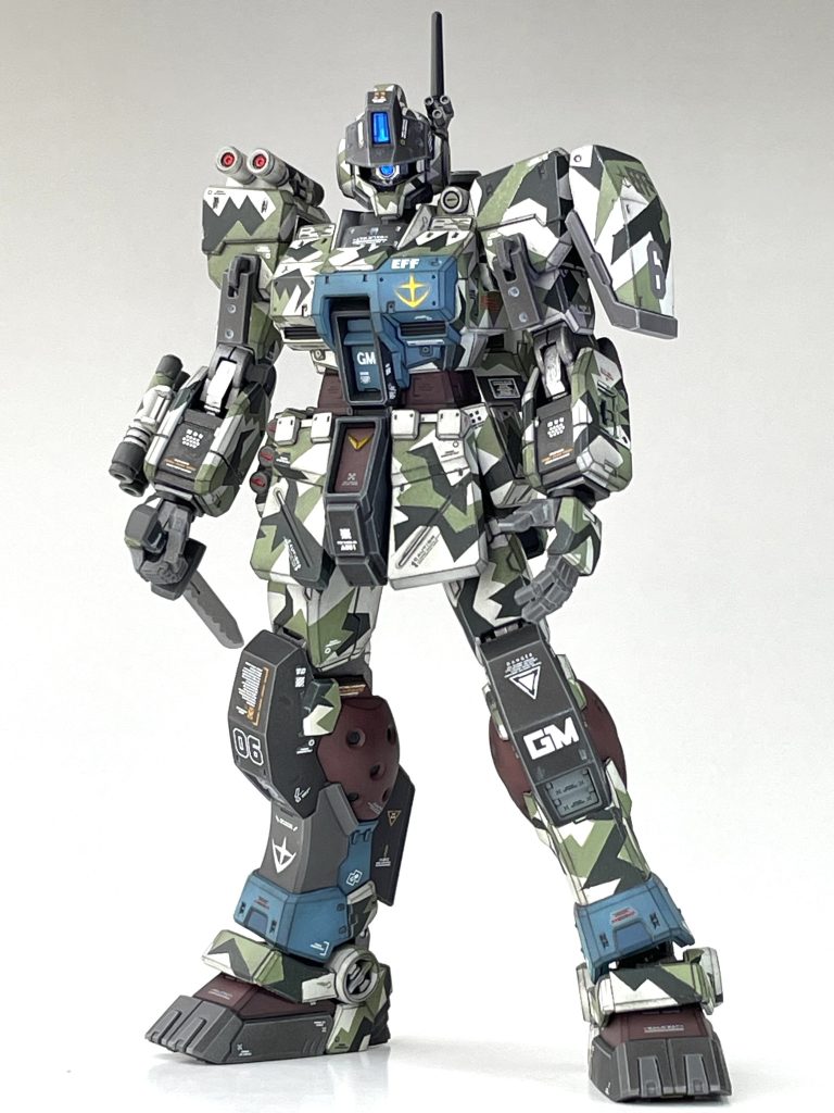 HG ジムスパルタン　スプリッター風迷彩–2枚目/制作者：takiyama08g