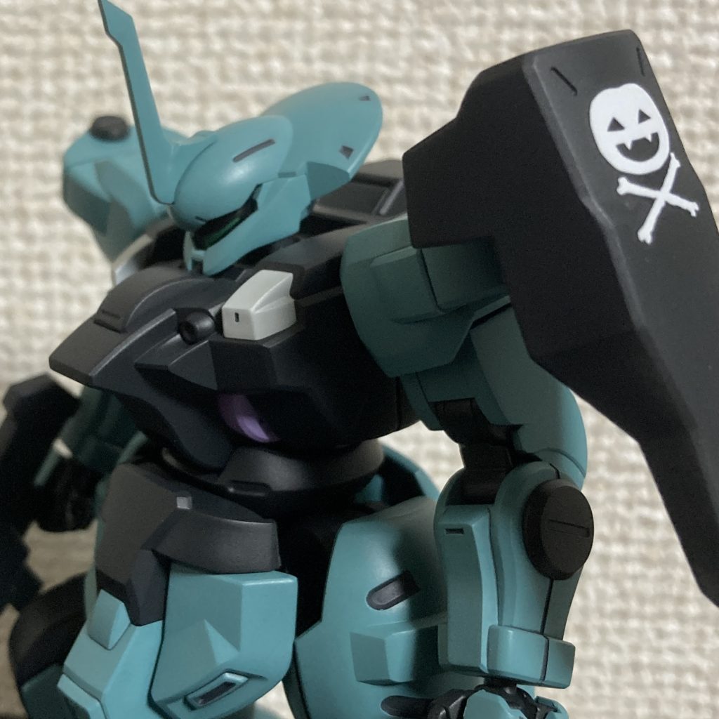 魔女かつ、カボチャっぽいドクロのデカールがお気に入り。(マシーネンクリーガーのデカールから拝借)