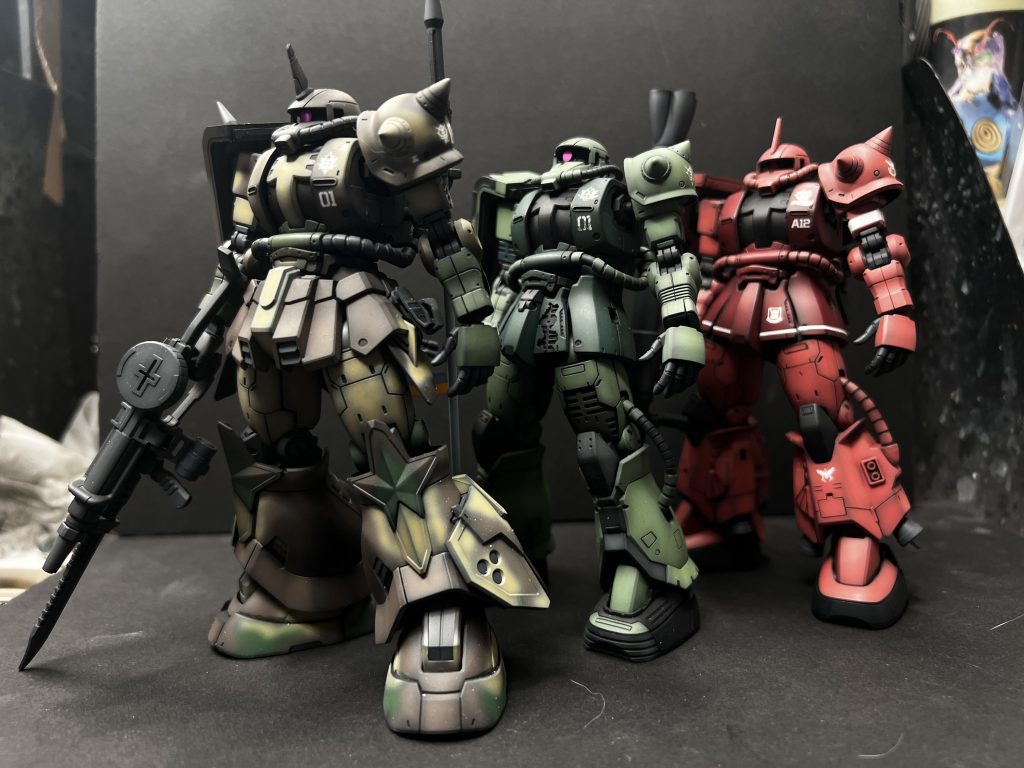 サザンクロス隊までもうしばらくはザクはいいかな。。。蜂女は気にするな。。。