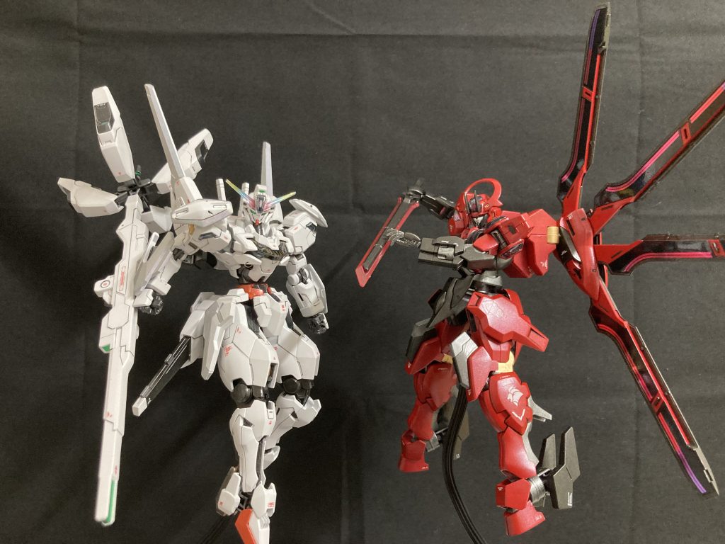 シュバルゼッテと並んで。共に良キット