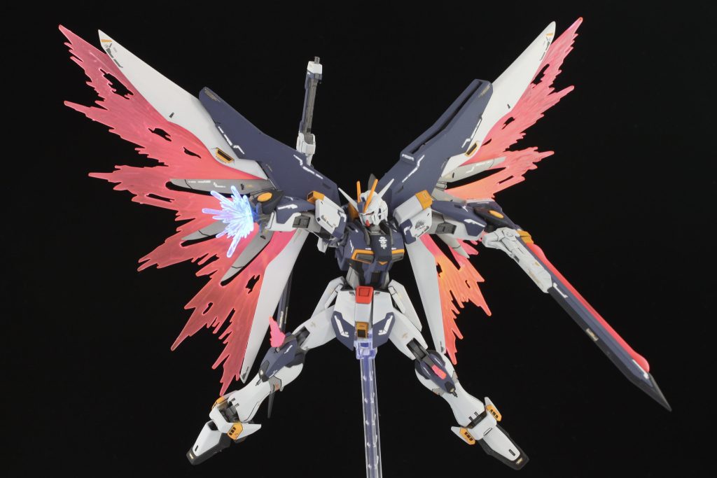 掌ビィーム！デカい剣とこれの組み合わせが厨二心をくすぐる。そこまで思い入れのある機体じゃなかったんですが、いまではめちゃくちゃお気に入りになりました。