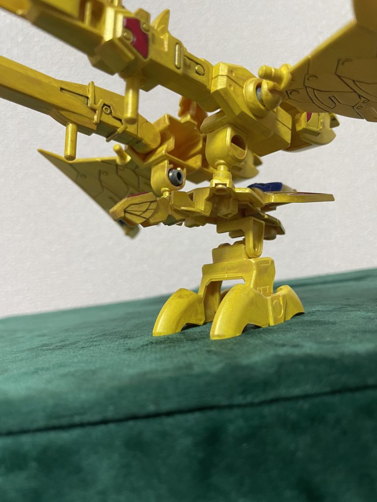 鉄鋼迦楼羅は金ピカになれ〜と思って塗装しましたが、少しだけ金ピカな感じです。ここは改善していきたいです。