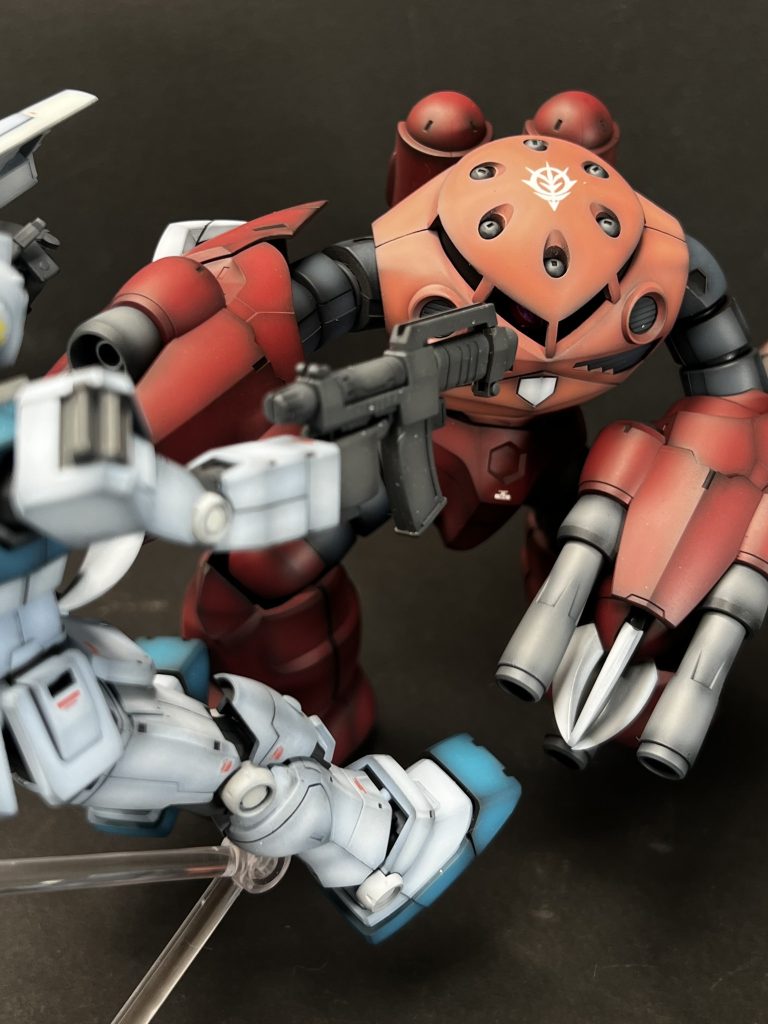 手持ちに普通のジムが居ないので先日作ったスレッガーさんに殉職してもらいましょう。。