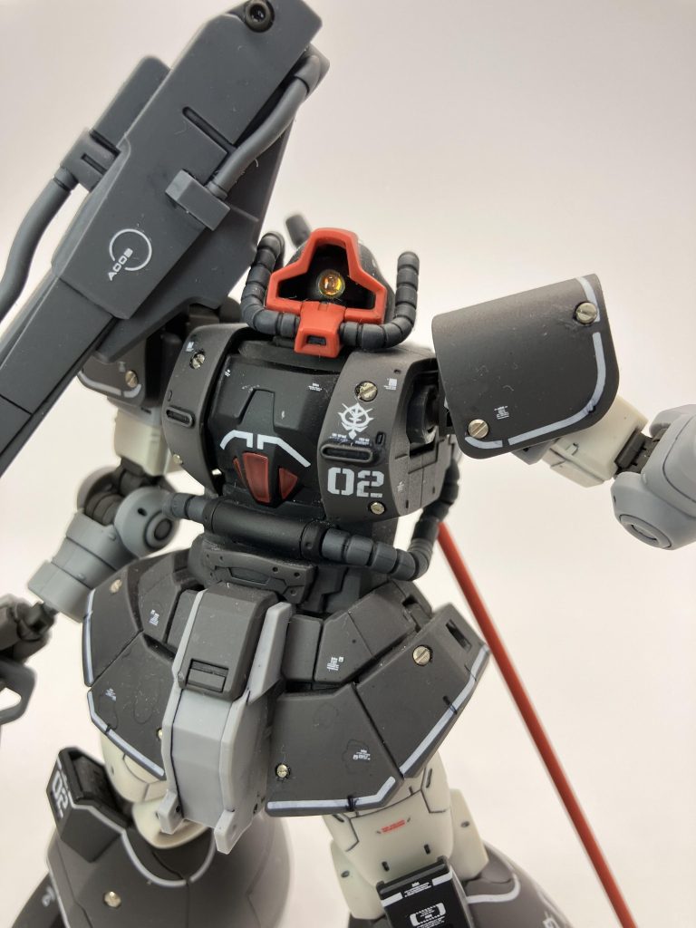 HGドム試作実験機 簡単フィニッシュちょいプラス–2枚目/制作者：ASUR