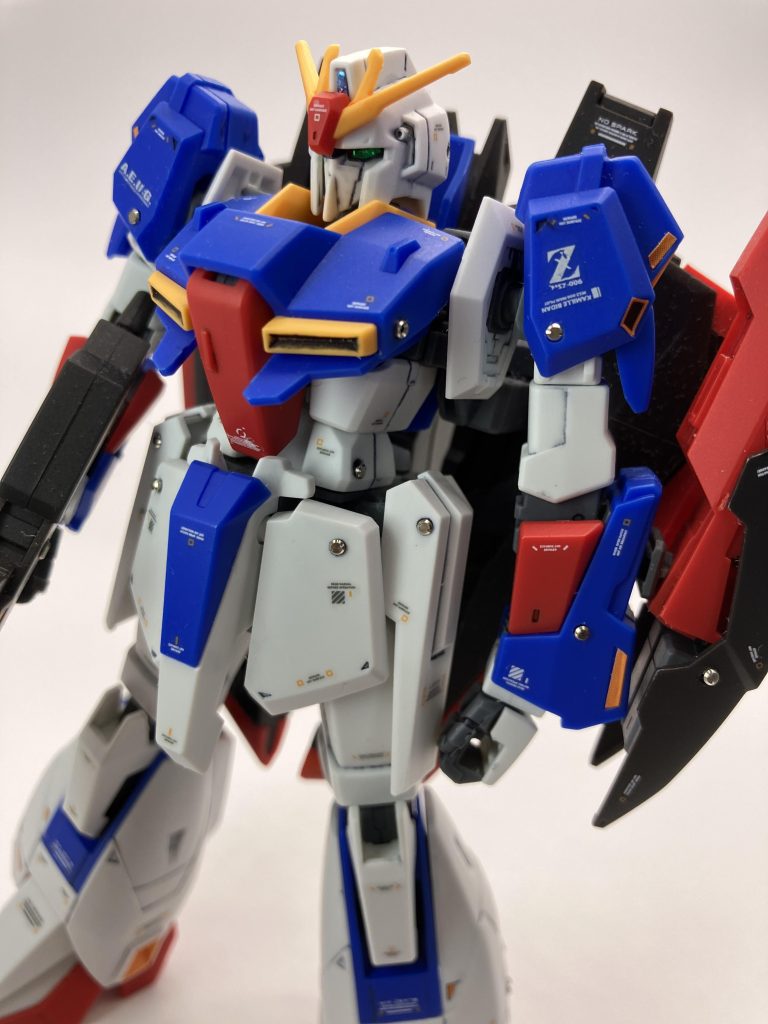 思ったよりもゼータガンダムにメタルパーツは合わないイメージ😖やっぱりメタルはストライクゼータみたいに歌舞伎者感ある機体の方が良かったか💦