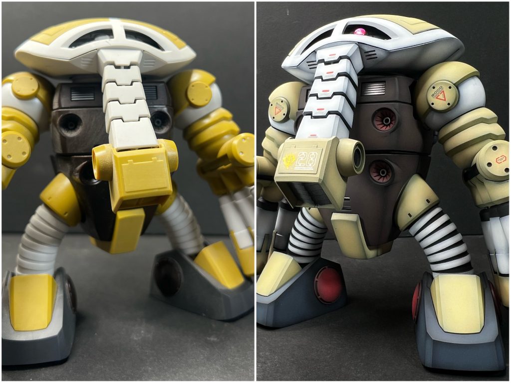 捉えた直後と現在です。