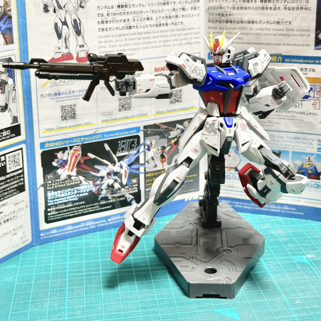 EG 製作日記 1/144 ストライクガンダム 塗装済み プラモデル ガンプラ 完成品 機動戦士ガンダム