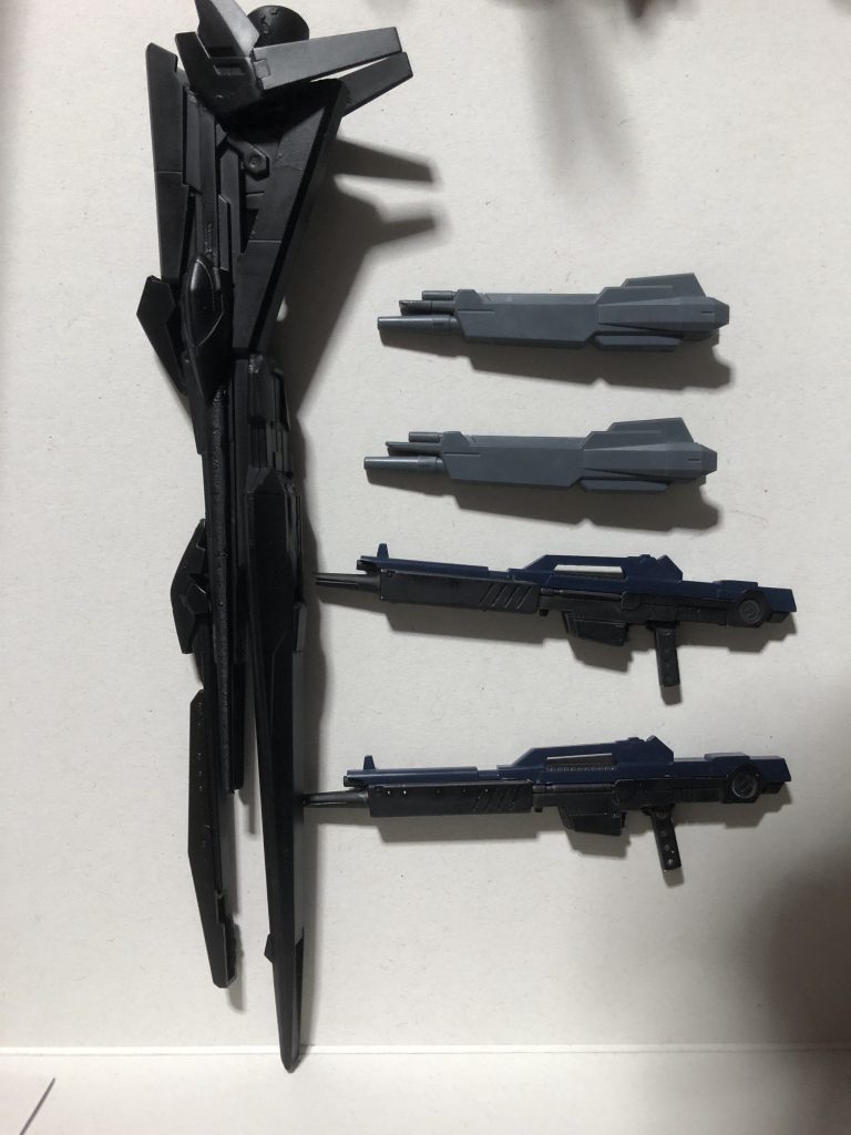 武装自作ロングレンジフィンファンネルミドルレンジファンネル×2ビームライフル×2