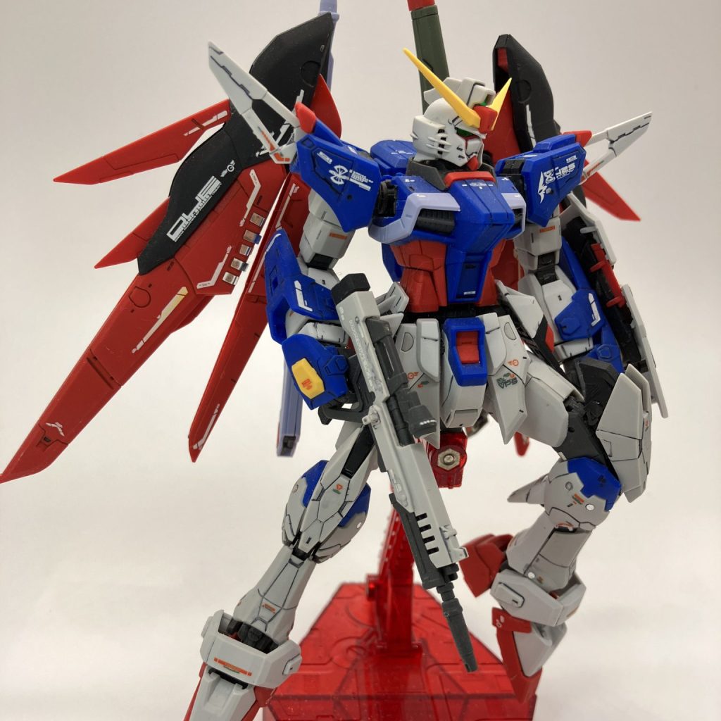 RG ディスティニーガンダム　スミ入れ塗装済 RG ディスティニーガンダムスミ入れ塗装済