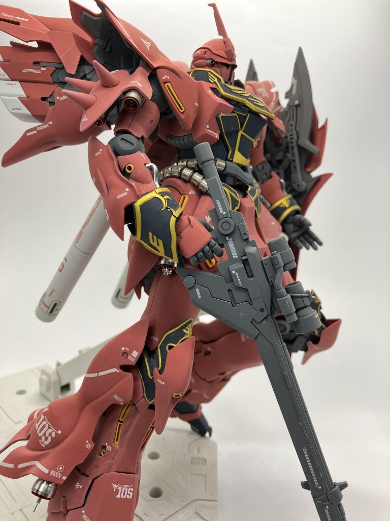 MGシナンジュ全塗装+メタルパーツ–3枚目/制作者：ASUR