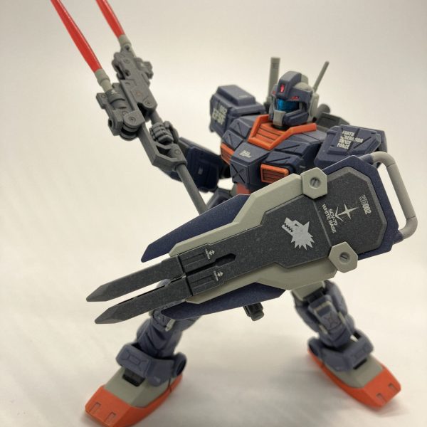 HGUCジム•ストライカー 全塗装+メタルパーツ｜ASURさんの
