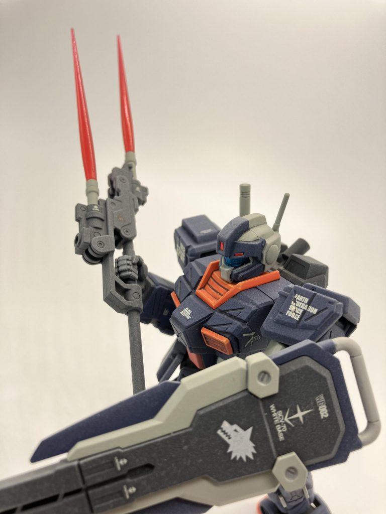 HGUCジム•ストライカー 全塗装+メタルパーツ–6枚目/制作者：ASUR