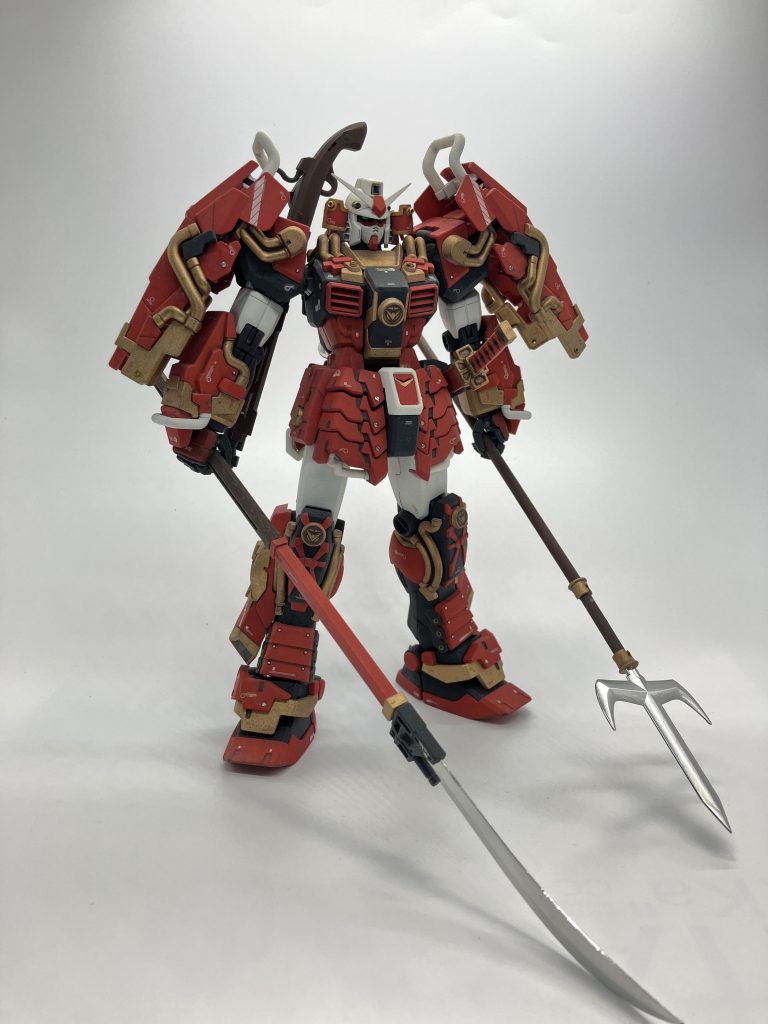 MG真武者頑駄無 全塗装+メタルパーツ–2枚目/制作者：ASUR