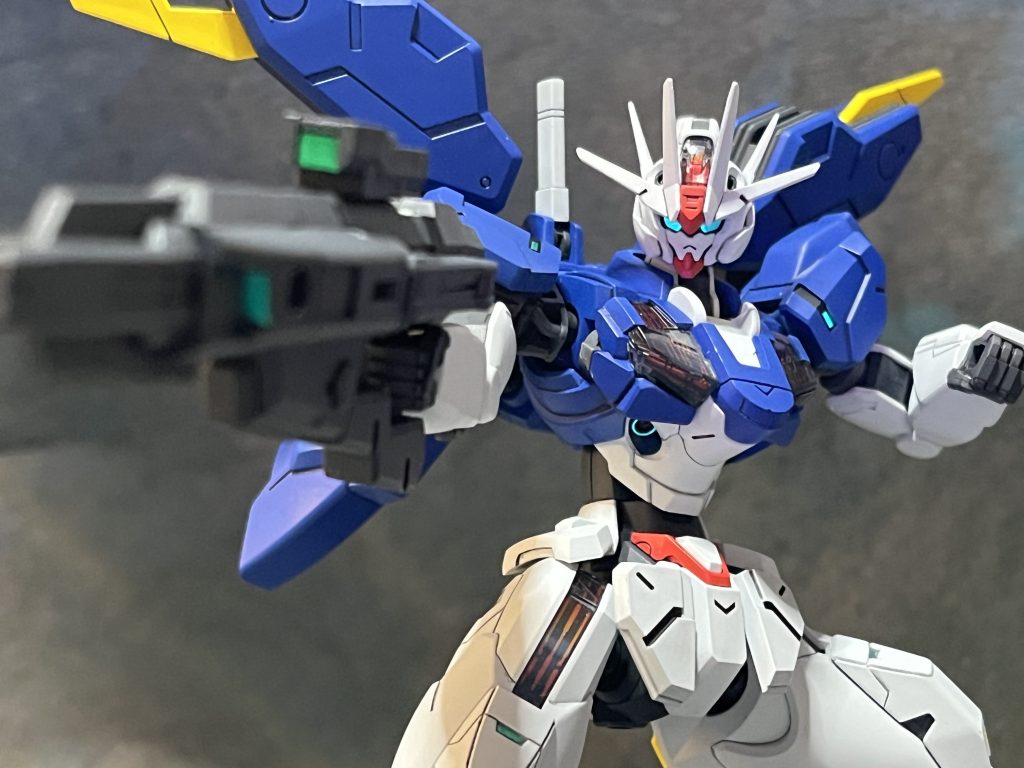 ライフルのセンサー部の塗り分けが非常にめんどくさかったです。