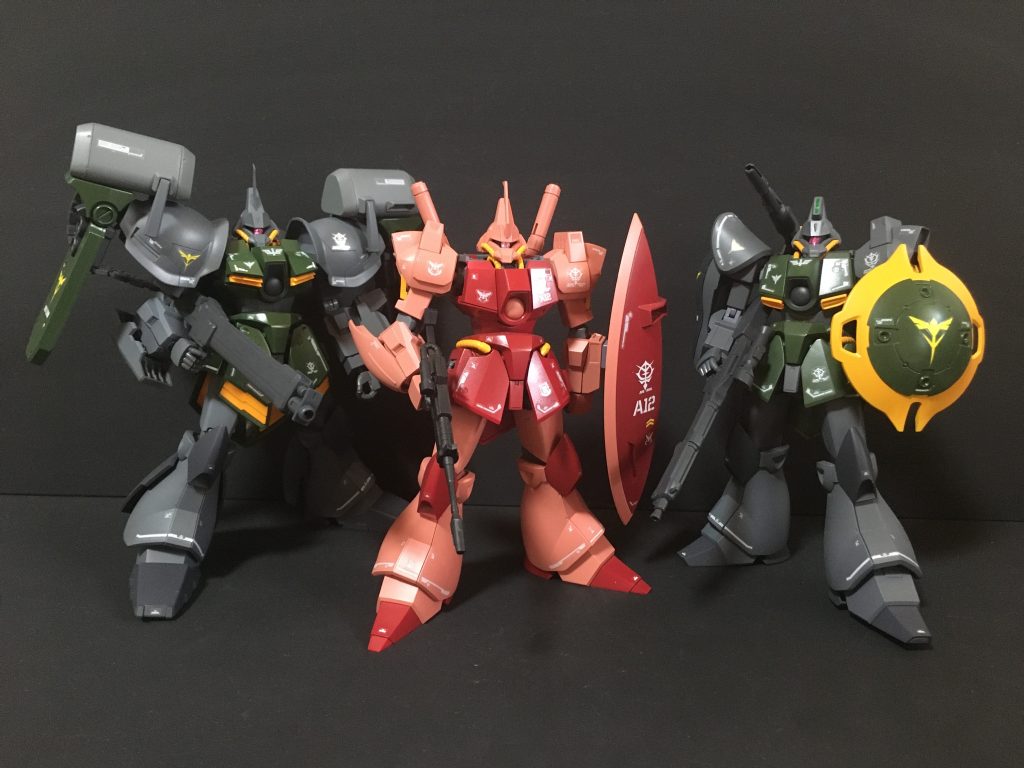 後期ネオジオン軍ガルバルディ部隊ガルバルディ・キャノン https://gumpla.jp/hg/1473656シャア専用機 https://gumpla.jp/hg/1079619ガルバルディ・カスタム https://gumpla.jp/hg/1498769