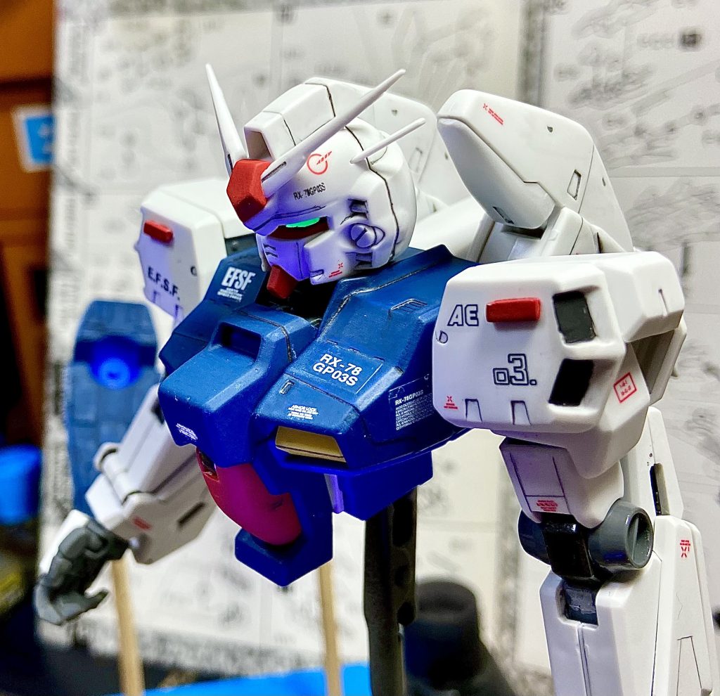 汚し前です。ウォッシングするかどうかは最後まで迷いました🤣