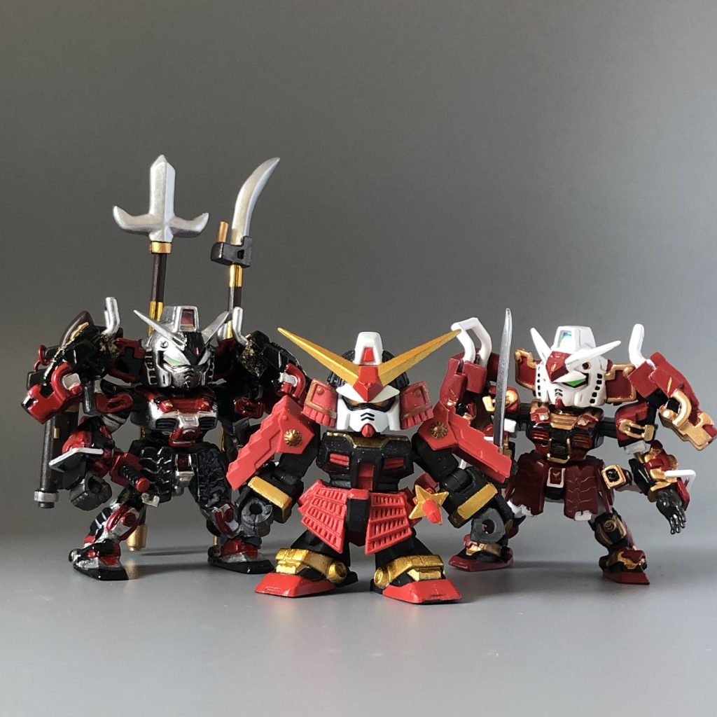 【ガシャポン戦士f】の武者頑駄無と、一緒に！