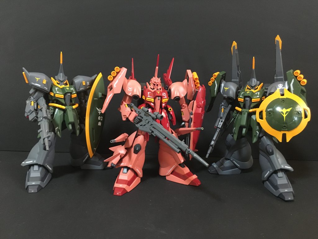後期ネオジオン軍 バウ部隊ヤクト・バウ https://gumpla.jp/hg/1542935 シャア専用リバウ https://gumpla.jp/hg/1197604バウ2 https://gumpla.jp/hg/1538769ご覧いただきありがとうございました。気に入っていただけたら いいね👍を宜しくお願いします。