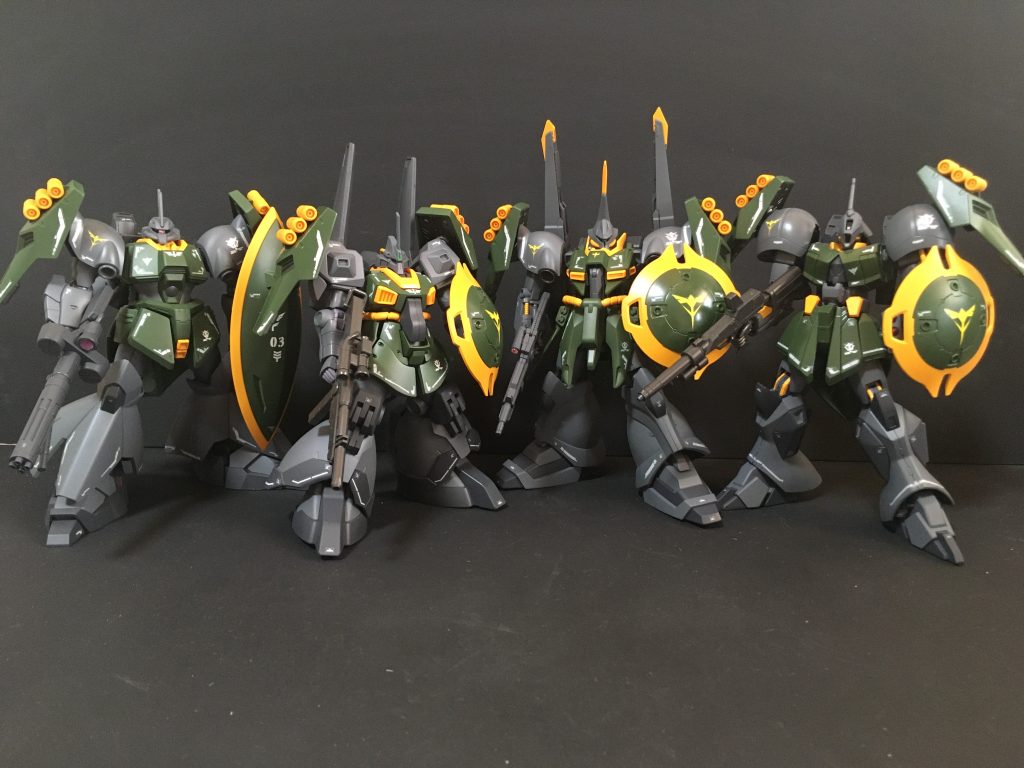 後期ネオジオン軍　ヤクトシリーズの４ショットですヤクト・ジャジャ　https://gumpla.jp/hg/1505160ヤクト・バウ　https://gumpla.jp/hg/1542935ヤクト・ディジェ　https://gumpla.jp/hg/1521558ヤクト・ゲルググ２　https://gumpla.jp/hg/1509561　ご覧いただきありがとうございました。気に入っていただけたら　いいね👍を宜しくお願いします。