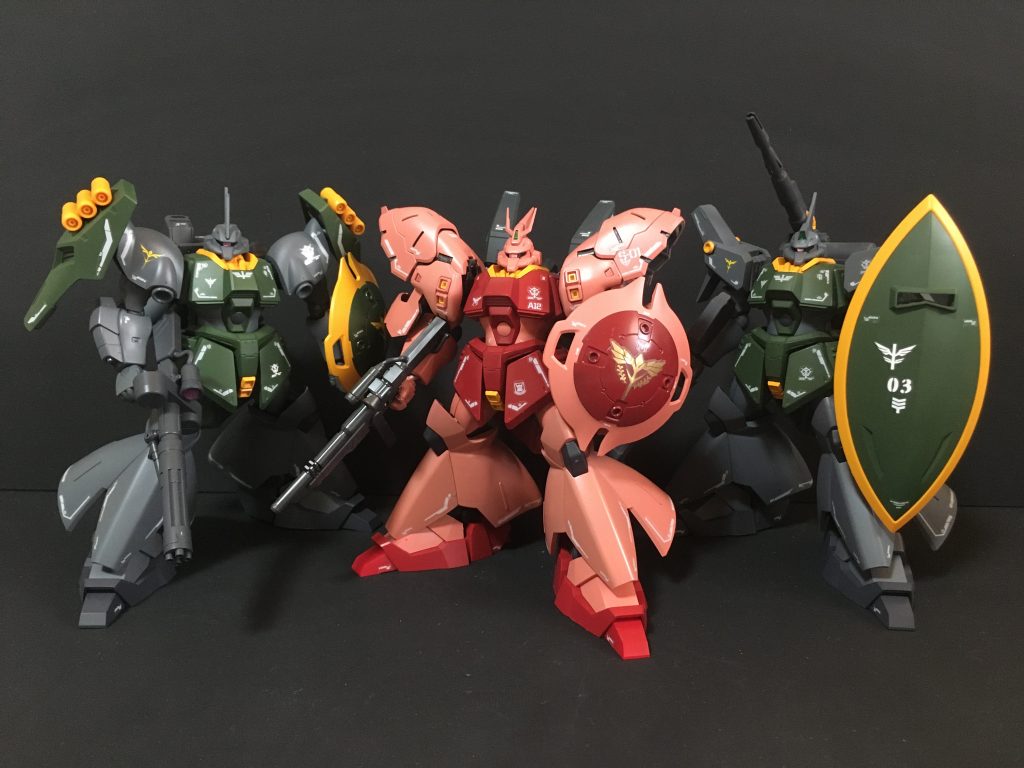 後期ネオジオン軍ゲルググⅡの3ショットゲルググⅡキャノン https://gumpla.jp/hg/1489120ゲルググⅡシャア専用機 https://gumpla.jp/hg/1515863ヤクトゲルググⅡ https://gumpla.jp/hg/1509561