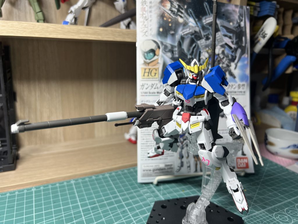 滑空砲はオプションセットのものを塗装しました。