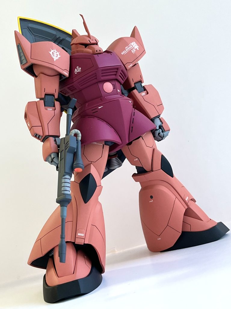 Twitter上でゲルググブームが起きまして、のっかってみたのですが、ブームが過ぎ去っての完成となりました😆