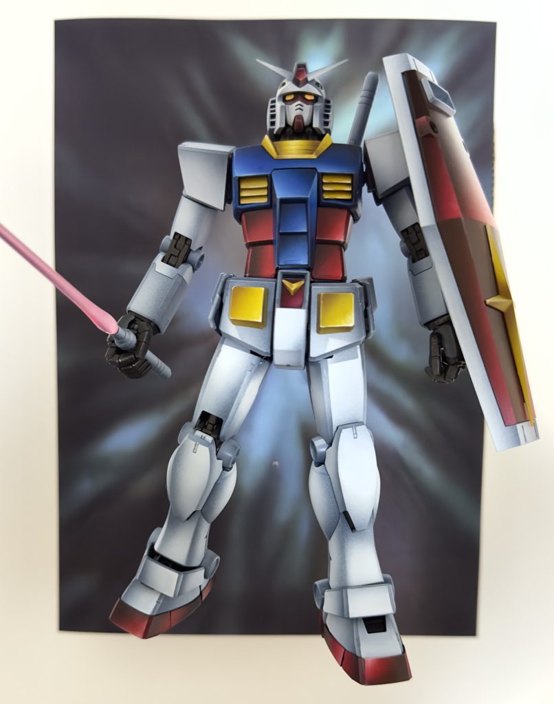 1/100風のビームサーベルで✨