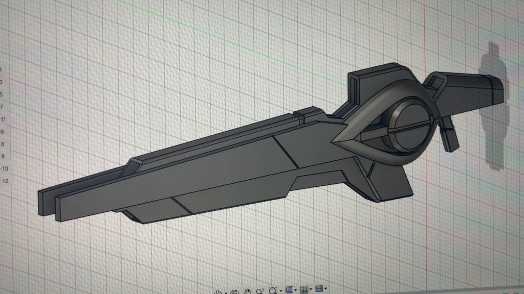 ライフルの3Dモデル