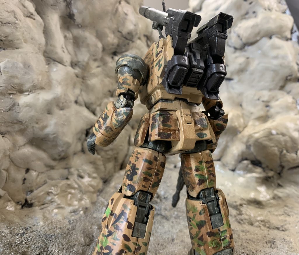 ちょっと模様が大きかったかなぁ。隙間を作ったけども大き過ぎた模様がいけなかったかもしれない