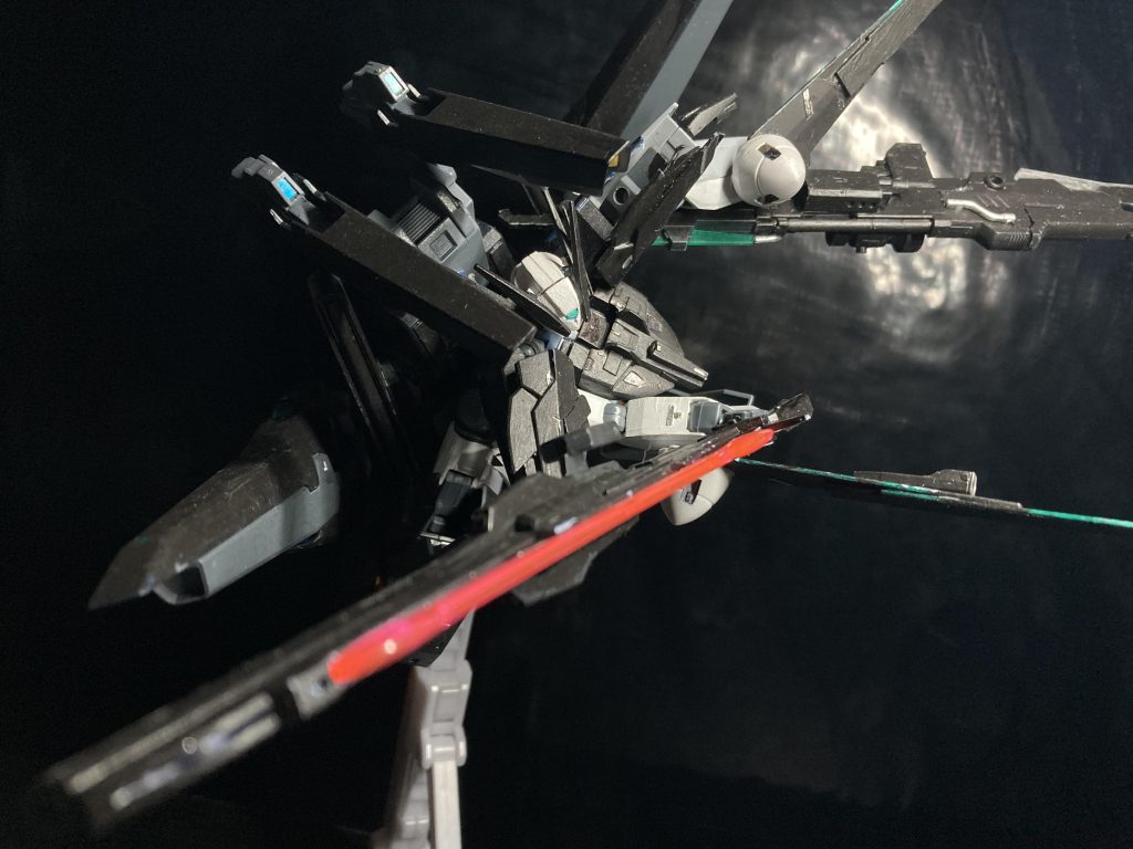 GNメガバズーカ（ビームソード）劇中でまったくと言っていいほど使われていないものでGNロングスナイパーライフルが万能すぎて、こっちはあんまり使い道ないのかもしれません