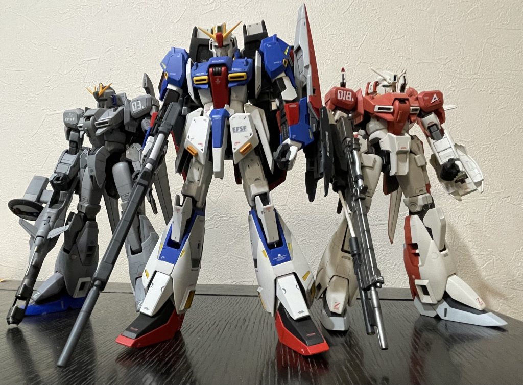 こうやってみるとゼータ プラスは、量産機としてなかなかよくできてる気がします。☝️😊