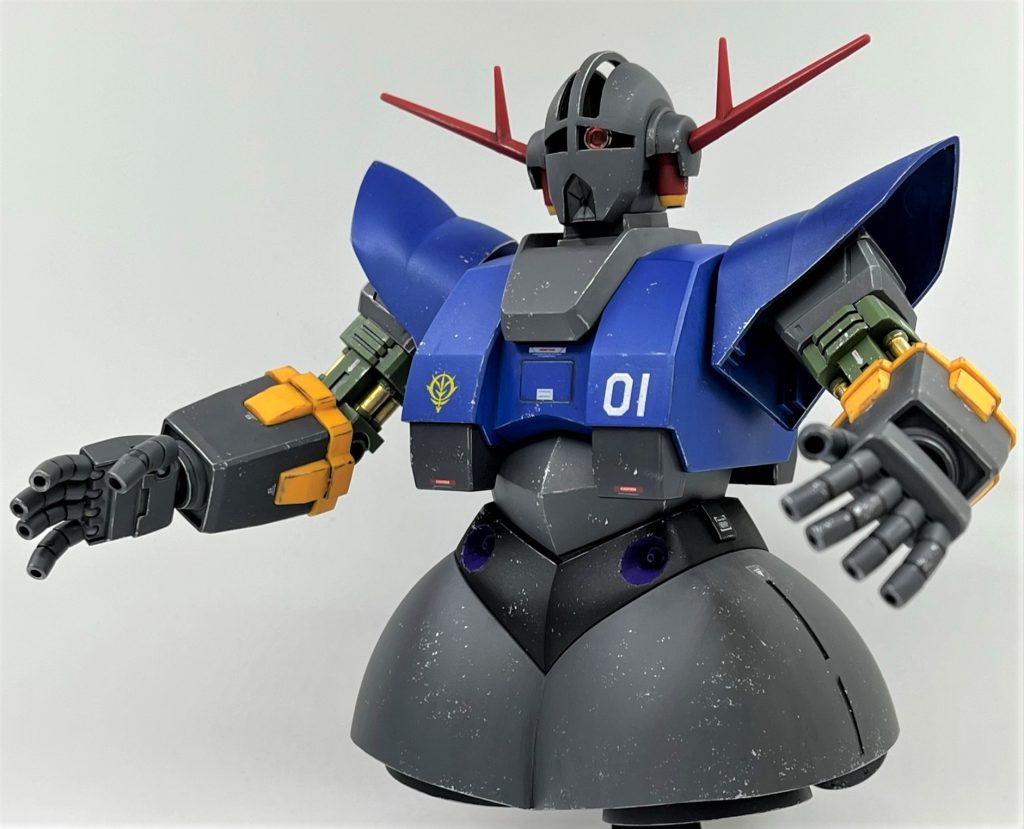 パーツ点数も少なく合わせ目も素直で後ハメもしやすく、バランスの取れたプロポーションとディテールを持ち合わせており、非常に小気味よいキットだと思いました。