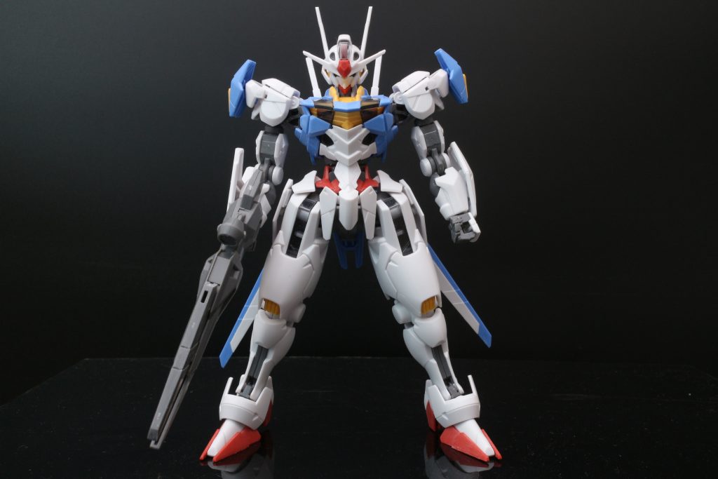 Before．素組です．胸周りの密度感が驚異的で分割も素晴らしいです．が，太もも周りの合わせ目消しは未だに正解がわかりません．