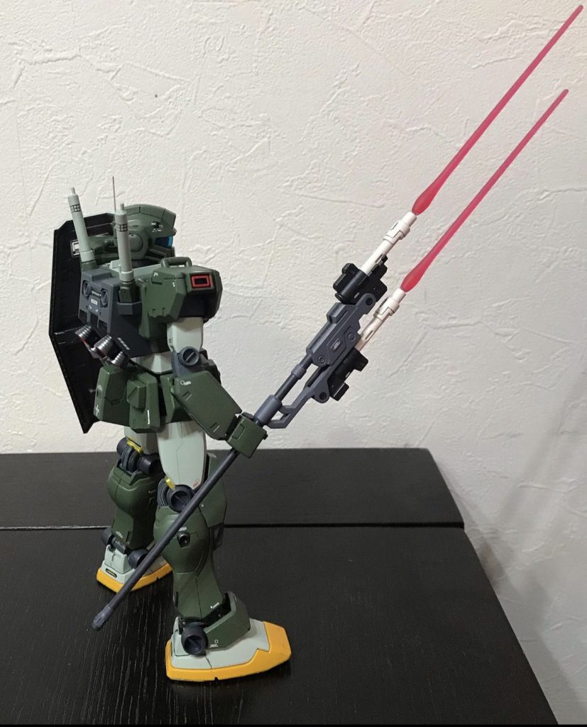 ツインビームスピア、長い。😵