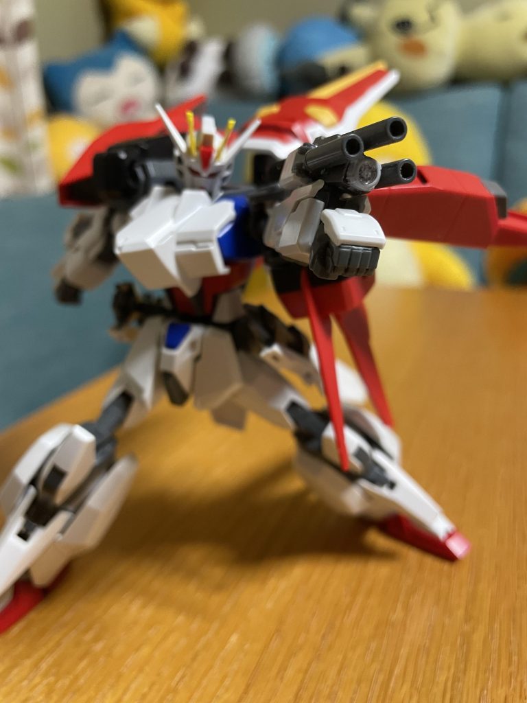 3連装ビームライフルストライクの専用ライフルをベースに作成短射程高威力