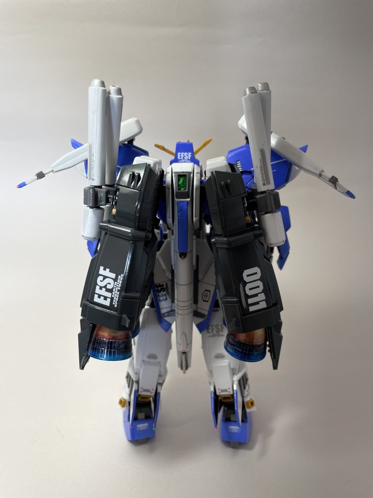 バーニアノズルは焼き付き感を出そうと思いましたが、手塗りなので荒さの目立つものになってしまいました。