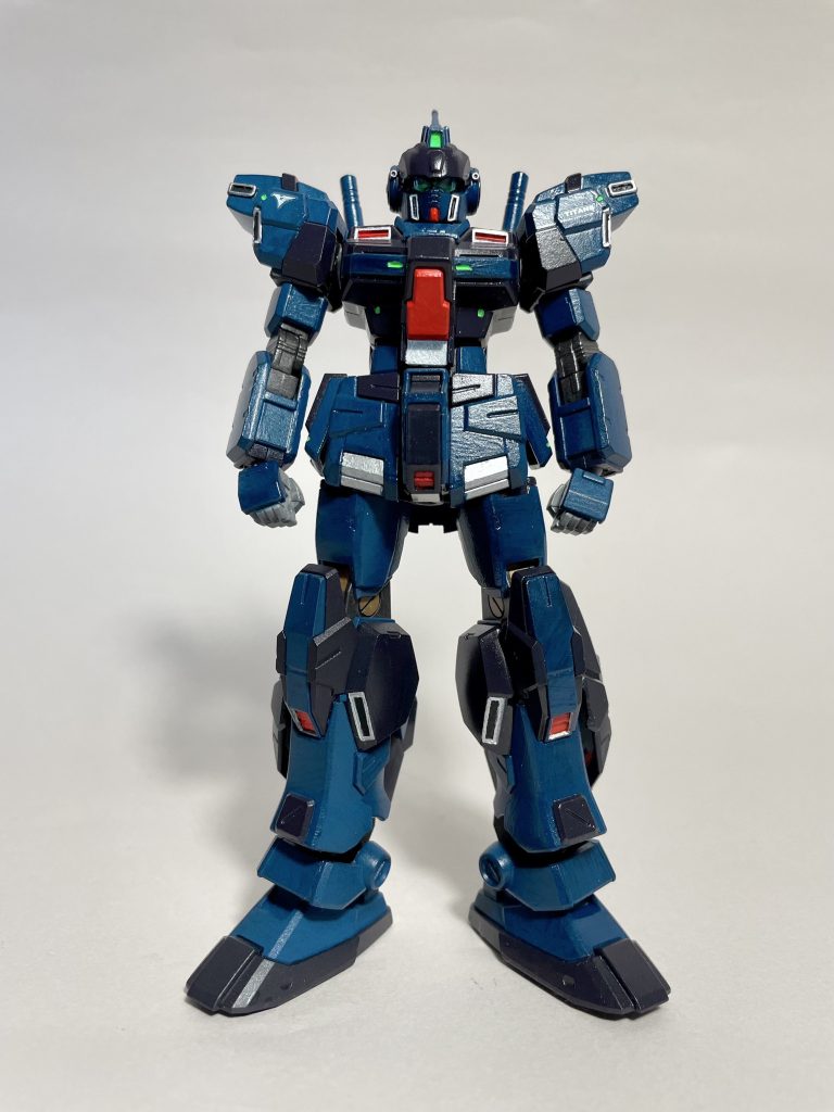 アクリルガッシュ筆塗りで、塗りムラが激しくて少し残念です。